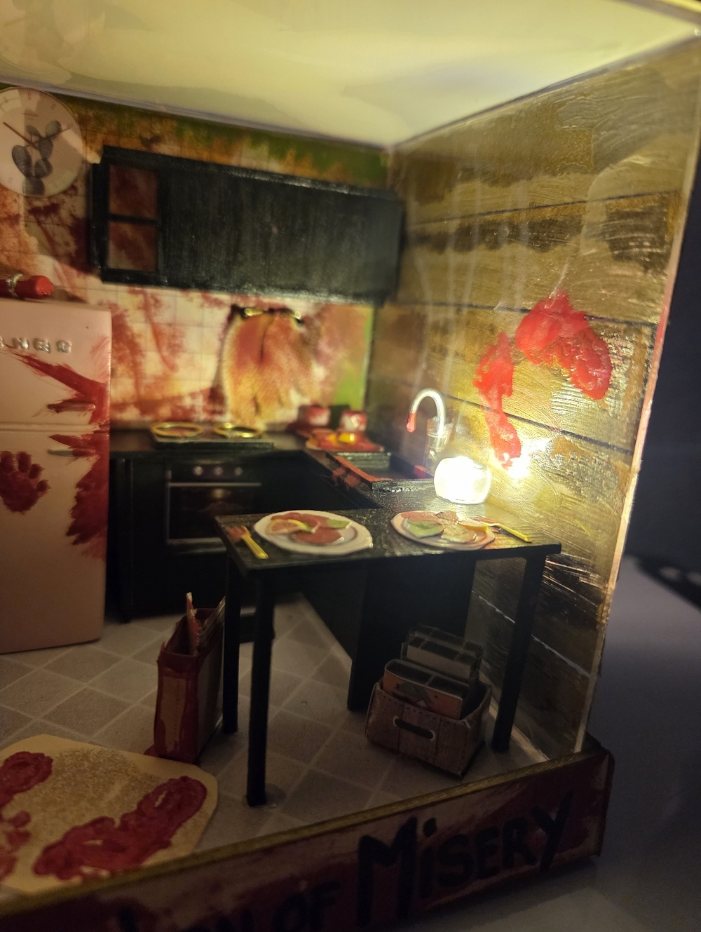 Creepy Cool Mini Diy Kitchen Room Art - Picture 3 of 9